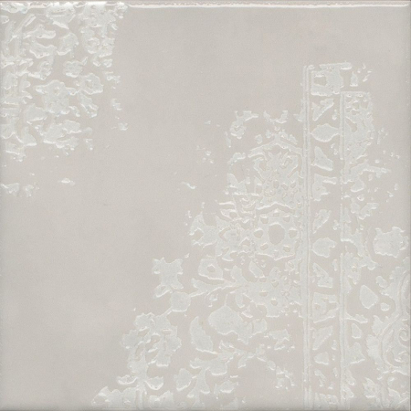 Декор Адриатика 3 серый глянцевый 20x20x0,69