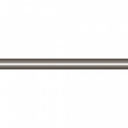 Керамический бордюр 25х2 Карандаш платина глянцевый обрезной