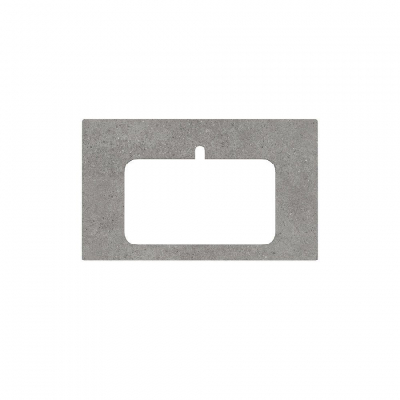 Спец. изделие декоративное для раковин, встраиваемых сверху Фондамента 80 см, серый натуральный