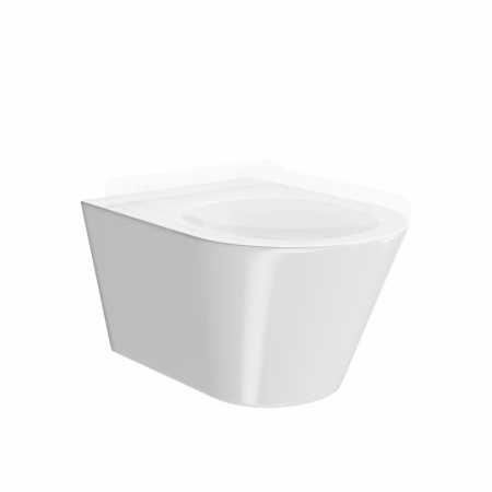 Унитаз PLAZA Modern подвесной безободковый, белый глянцевый