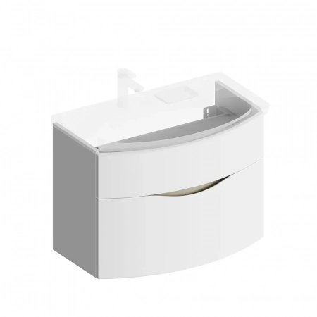 Тумба RIVA 80 см, белая матовая