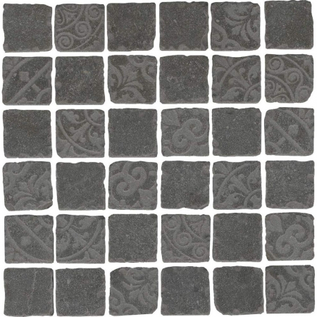 Декор Про Фьюче антрацит мозаичный 30х30