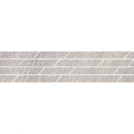 Бордюр Гренель серый мозаичный 46,8х9,8