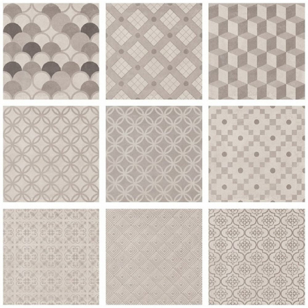 Карнаби-стрит орнамент бежевый 20х20