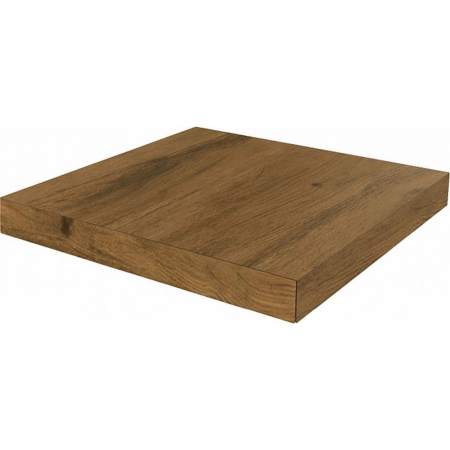 Ступень угловая клееная левая Сальветти бежевый темный 33х33