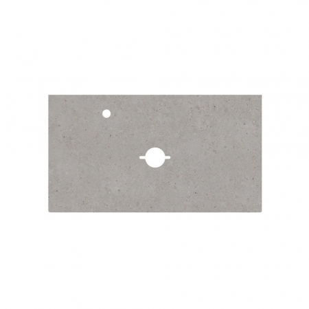 Спец. изделие декоративное для накладных раковин SAFI Риккарди 90 см, серый светлый матовый