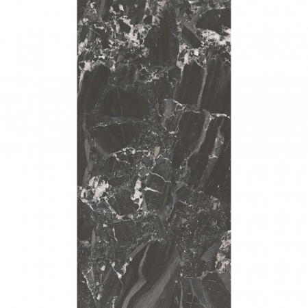 Риальто чёрный лаппатированный обрезной 80x160x0,9