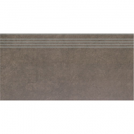 Ступень Королевская дорога коричневый обрезной 30х60