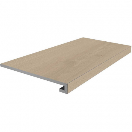 Ступень клееная Альберони бежевый светлый матовый обрезной 33x60x0,9