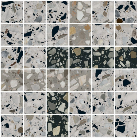 Декор Бричиола 1 мозаичный лаппатированный 30х30