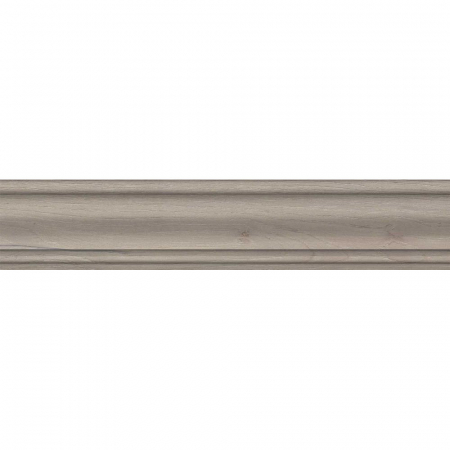 Плинтус Тровазо серый матовый 39,8x8x1,55
