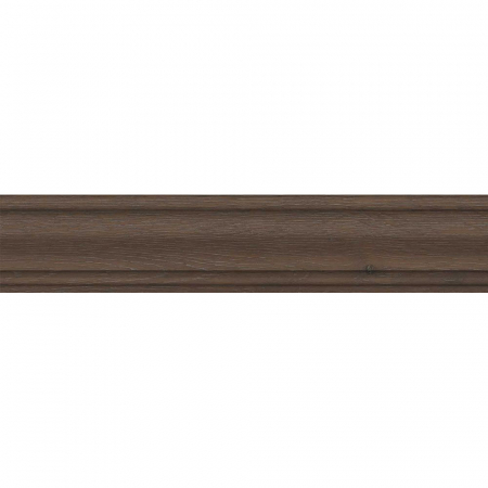 Плинтус Тровазо коричневый тёмный матовый 39,8x8x1,55