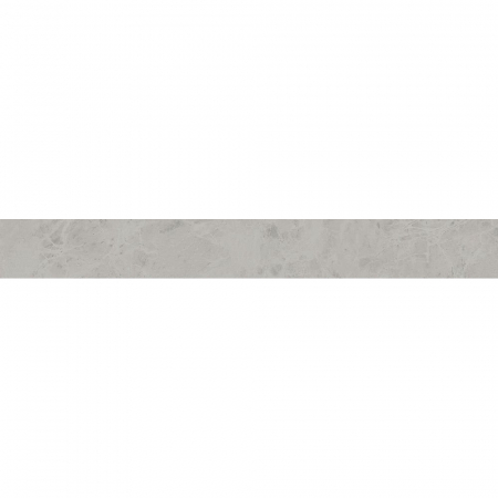 Плинтус Риальто серый светлый матовый обрезной 80x9,5x0,9