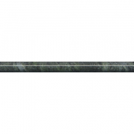 Бордюр Серенада зелёный глянцевый обрезной 30х2,5