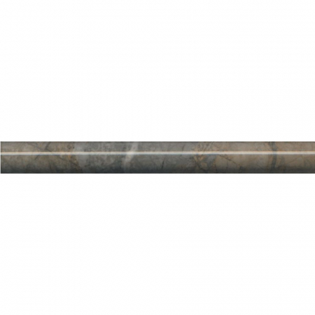 Бордюр Театро коричневый глянцевый обрезной 25х2,5