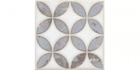 Вставка Амальфи орнамент коричневый 9,8x9,8x0,7