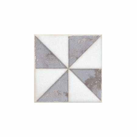 Вставка Амальфи орнамент коричневый 9,8х9,8