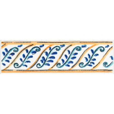 Бордюр Капри майолика глянцевый 20х6,3
