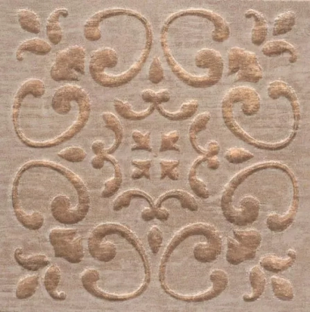 Вставка Браш Вуд бежевый 9,9x9,9x0,8