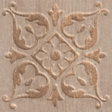 Вставка Браш Вуд бежевый 9,9x9,9x0,8