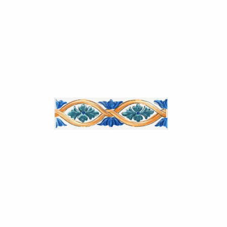 Бордюр Капри майолика 9,8х3