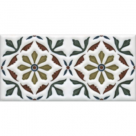 Декор Клемансо орнамент матовый 7,4х15