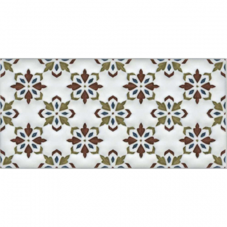 Декор Клемансо орнамент матовый 7,4х15