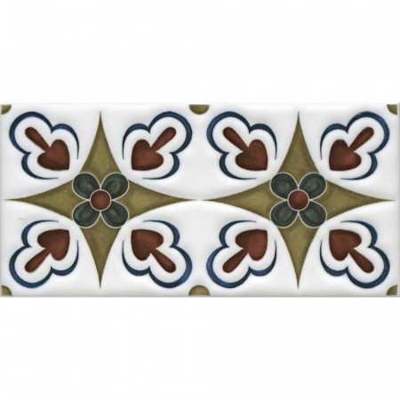 Декор Клемансо орнамент матовый 7,4х15