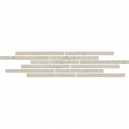 Декор Карму мозаичный бежевый матовый 75х15