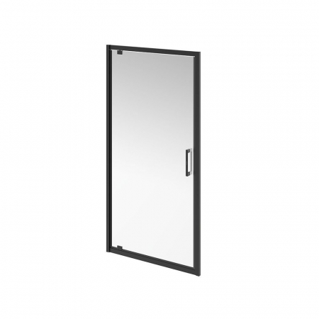 Душевая дверь VETRO, распашная, 100х195, матовый черный