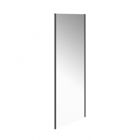 Душевая боковая панель VETRO, 90х195, матовый черный