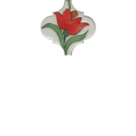 Декор Авейру 4 глянцевый 6,5х6,5