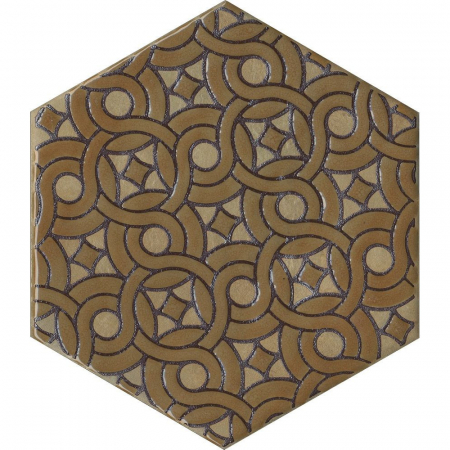 Декор Гроссето жёлтый 20х23,1