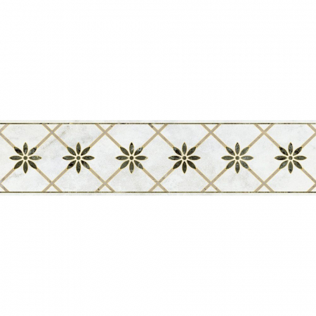 Бордюр Серенада 4 глянцевый обрезной 30х7,2