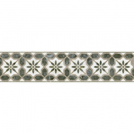 Бордюр Серенада 6 глянцевый обрезной 30х7,2