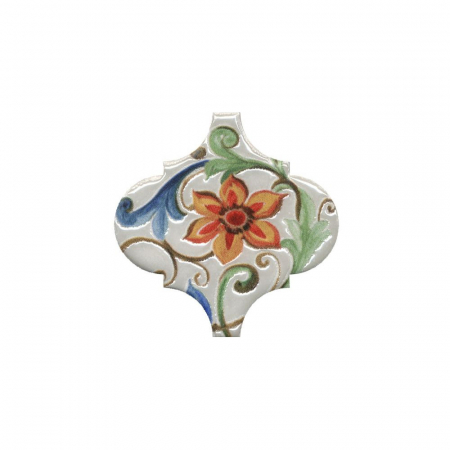 Декор Арабески Тоскана 2 глянцевый 6,5х6,5