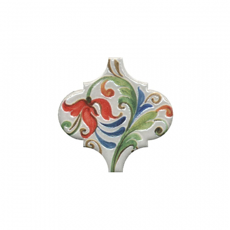 Декор Арабески Тоскана 6 глянцевый 6,5х6,5