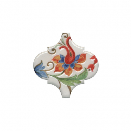 Декор Арабески Тоскана 7 глянцевый 6,5х6,5