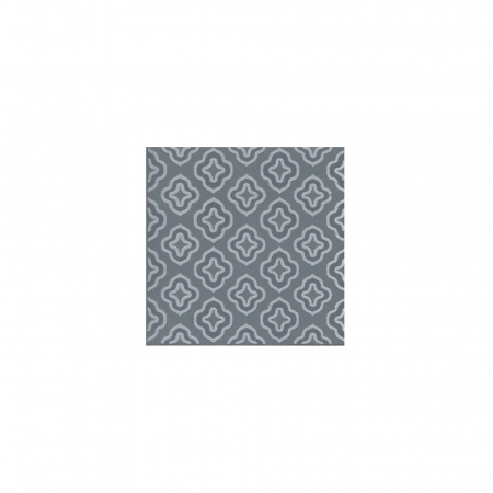 Декор Агуста 2 синий матовый 9,8х9,8