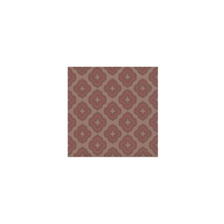 Декор Агуста 2 розовый матовый 9,8х9,8