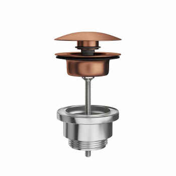 Донный клапан для раковины, брашированная медь, pvd