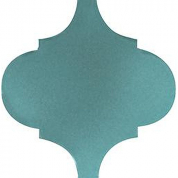 Арабески Майолика бирюза глянцевый 26х30