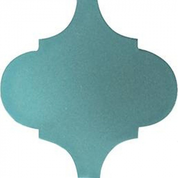Арабески Майолика бирюза глянцевый 26х30