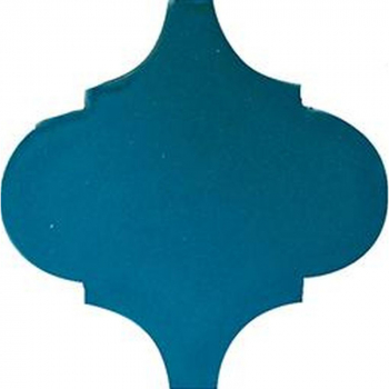 Арабески Майолика синий глянцевый 26х30