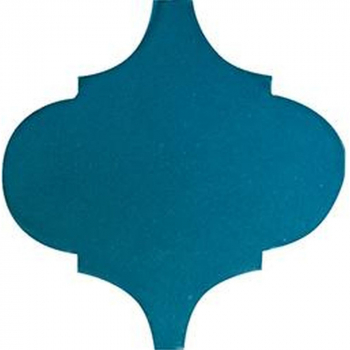 Арабески Майолика синий глянцевый 26х30