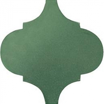 Арабески Майолика зеленый глянцевый 26х30