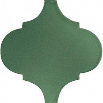 Арабески Майолика зеленый глянцевый 26х30