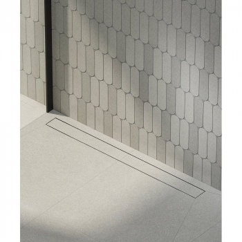 Душевой лоток double из нержавеющей стали