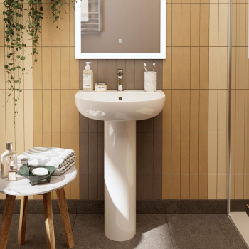 Раковина BUONGIORNO подвесная 55, белая глянцевая