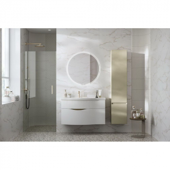 Пенал CUBO подвесной правый 165, лимо матовый